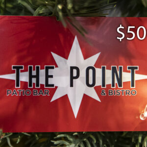 500 gift card to the point patio bar